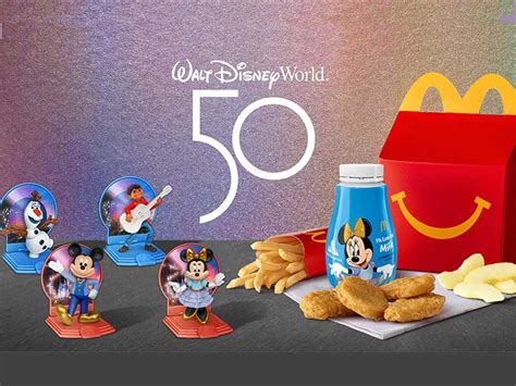 Mcdonalds Serving Up 50 Disney Happy Meal Toys For Wdws 50th