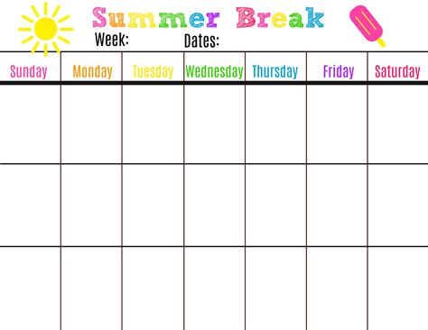 summer calendar printable 5