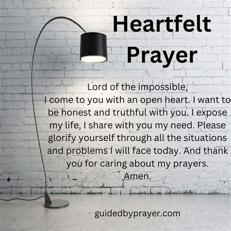 Heartfelt Prayer Guided By Prayer