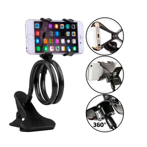Suporte Flexivel Para Celular - Suporte Para Celular Articulado Universal Apoio Flexivel 360 | Shopee ...