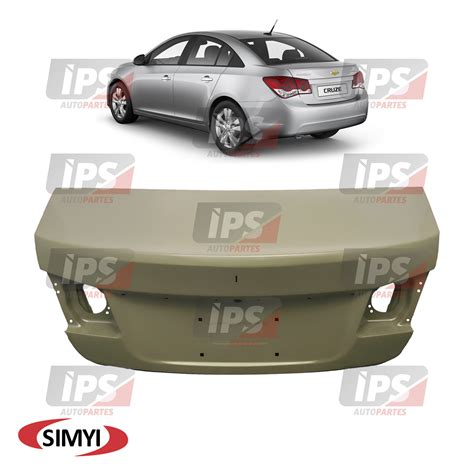 Tapa De Maletera Chevrolet Cruze Ips Autopartes