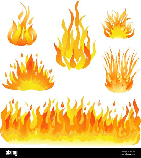 Set On Fire Stock Vector Images Alamy