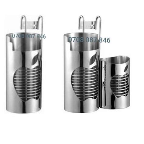 Mua Ống đựng đũa Muỗng Inox 304 đơn đôi Ống đũa Táo Inox 1 Ngăn