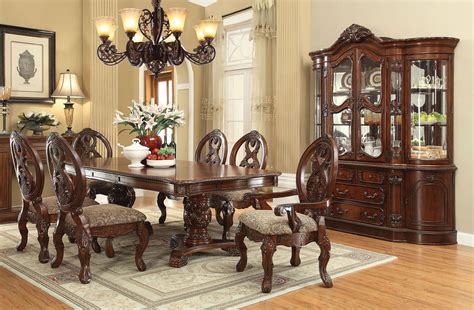 Rovledo Double Pedestal Dining Room Set Acme Furniture 1 Reviews Furniture Cart