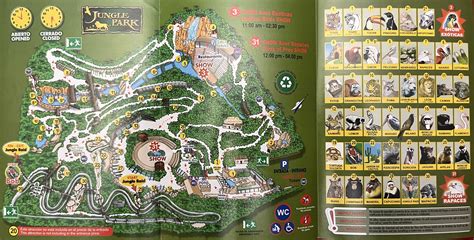 Jungle Park Zoo Map - 2013 - ZooChat