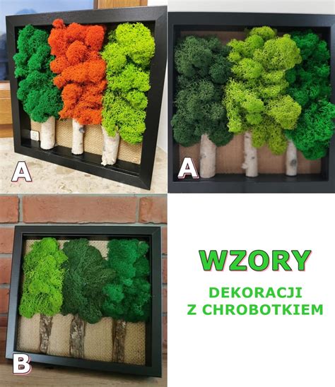 Drzewko Z Chrobotkiem Premium Las Ramka X Patihome Pl