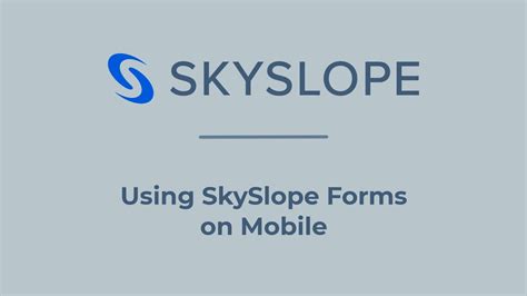 SkySlope Mobile Sending Envelopes With SkySlope Forms YouTube