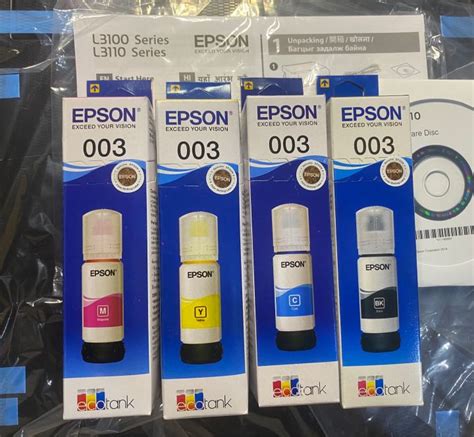 Epson Ink 003 W Box L3110 L3150 L5190 L3210 L3250 L5290 Lazada Ph