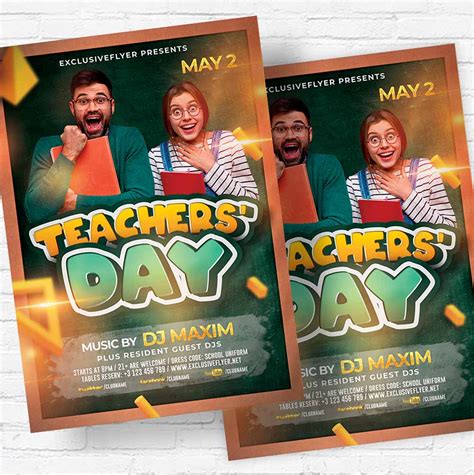 Download Teachers Day Affair Flyer Psd Template Exclusiveflyer