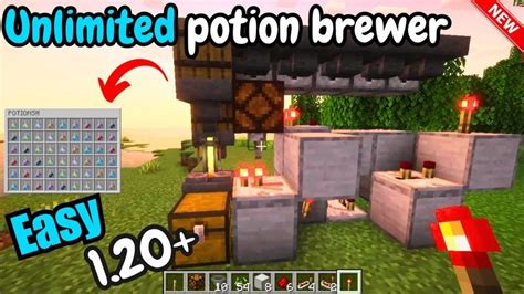 How to make auto potion brewer minecraft 1.20+ | Minecraft Auto potion b... | Minecraft tutorial ...