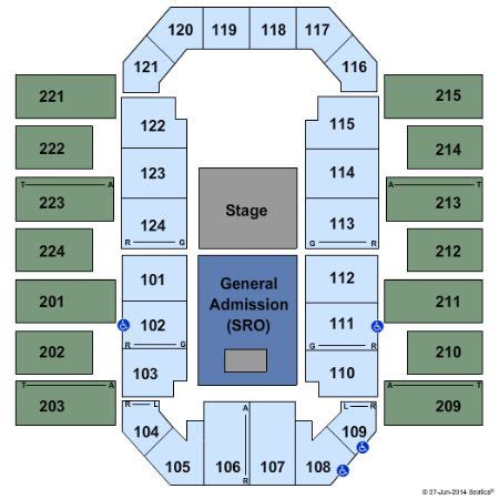 James Brown Arena Tickets and James Brown Arena Seating Chart - Buy ...