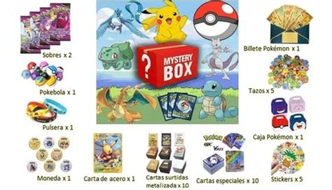 Caja Misteriosa Pokémon Mystery Box Pokémon Cartas Pokémon Cuotas