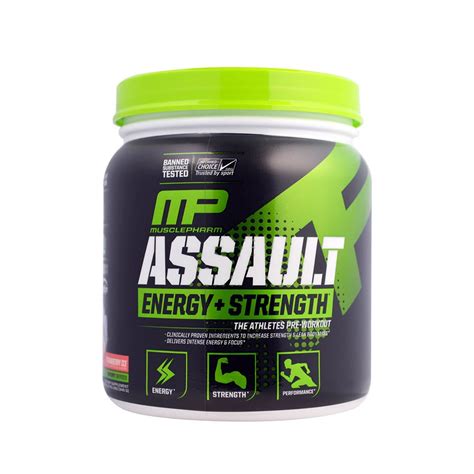 Assault Pre Treino 60 Doses Nova Formula Muscle Pharm Submarino