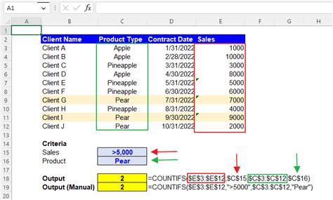 Countifs Function In Excel Explained Liveflow