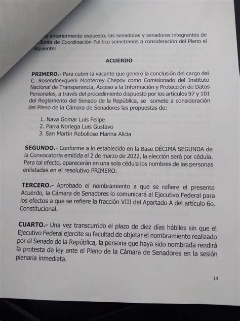 Karina Aguilar On Twitter Acuerda Jucopo En El Senadomexicano