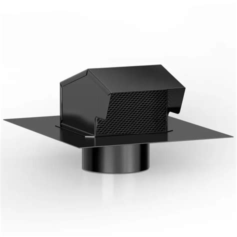 4'' Roof Vent Cap, Hon&Guan Roof Vents For Houses Galvanized Steel ...