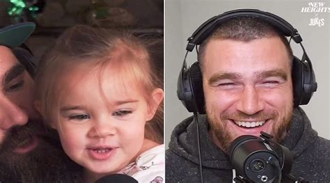 Watch An Adorable Moment As Jason Kelce Pauses Podcast To Comfort