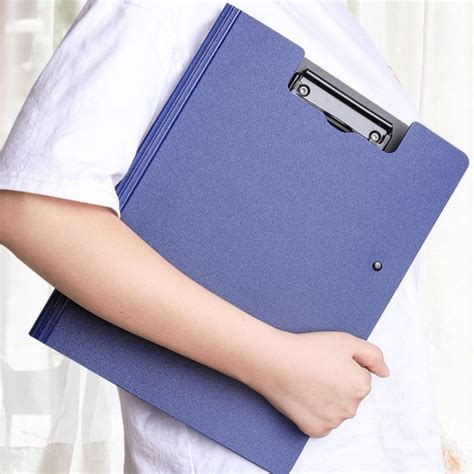 SFJHF Vertical Portable Memo Clip Board Writing Pad Board Office School