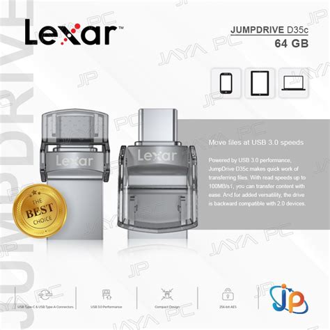 Jual Flashdisk Lexar Jumpdrive D C Otg Type C Gb Gb Usb