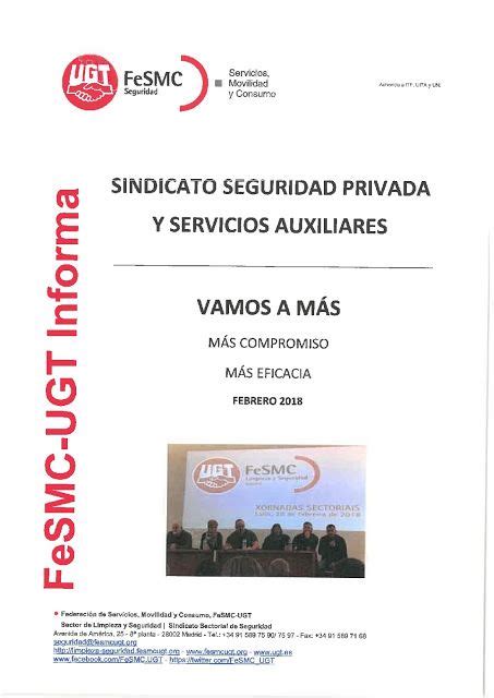 Seccio Sindical Ugt Securitas Catalunya Fesmc Ugt Informa Informe