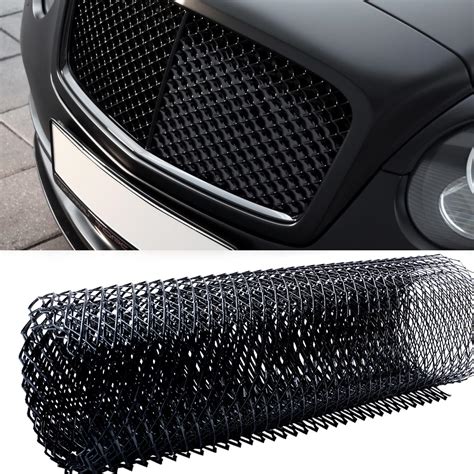 Esewalas Universal 40x13 Car Grill Meshblack Painted