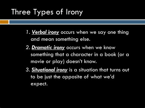 Ppt What Is Irony Powerpoint Presentation Free Download Id5422660