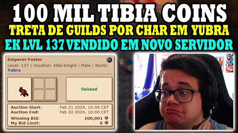 Tibia Treta De Guilds Char Lvl 137 Vendido Por 18 Mil Reais Na