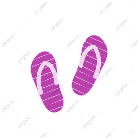 Beach Flip Flops Vector Hd Images Flip Flop Vector Element Cute