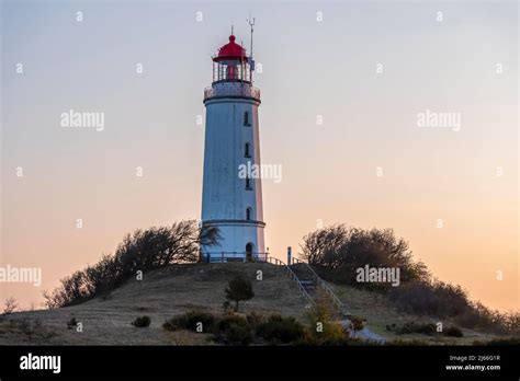 Leuchtturm Dornbusch Auf Dem Schluckwieksberg Wahrzeichen Der Insel