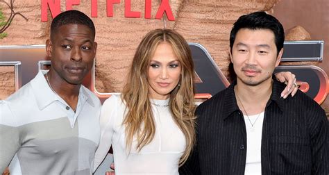 Jennifer Lopez Sterling K Brown Simu Liu Hit The Red Carpet At