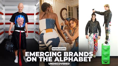 EMERGING BRANDS ON THE ALPHABET