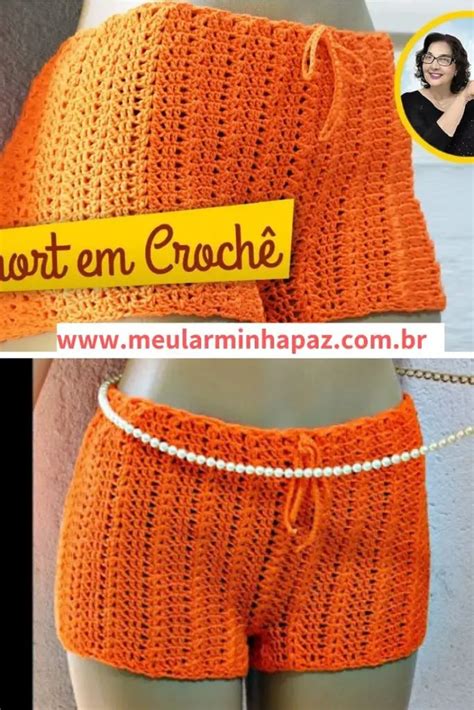 4 Shorts De Crochê Fáceis Com Gráfico Perfeitos Para A Praia E O Verão