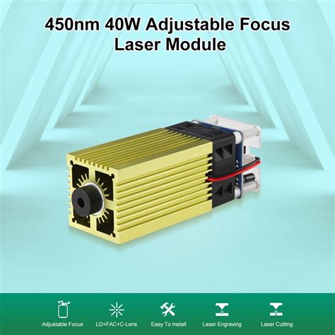 Laser Tree 80w 40w Laser Module With Air Assist 20w 450nm Blue Laser