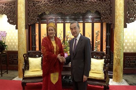 Senior Chinese Diplomat Meets UN Deputy Secretary General