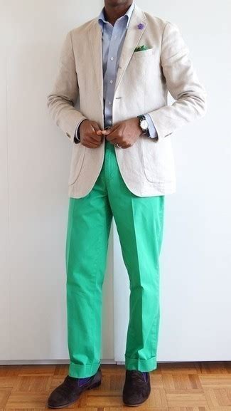 Comment Porter Un Pantalon Chino Vert Tenues Et Looks Tenue