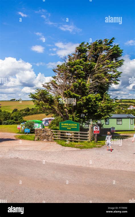 Karrageen Camping And Caravan Site Hope Cove Devon England United