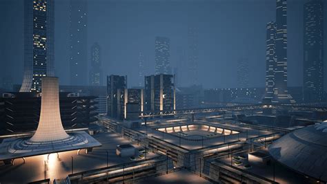 Sci-Fi Megacity in Environments - UE Marketplace