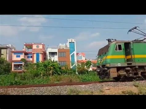 Railway Video Wag Hc Locomotive High Speed Goods Train Indian