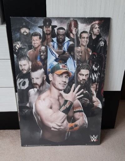 Plakat Wwe Poster Wrestling John Cena Roman Reigns Aziska G Rne