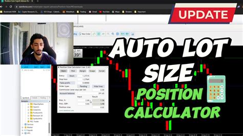 Free Automatic Position Lot Size Calculator For Mt Mt Youtube