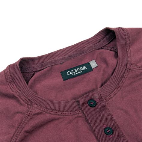 Camisa Henley Grape Cutterman Co