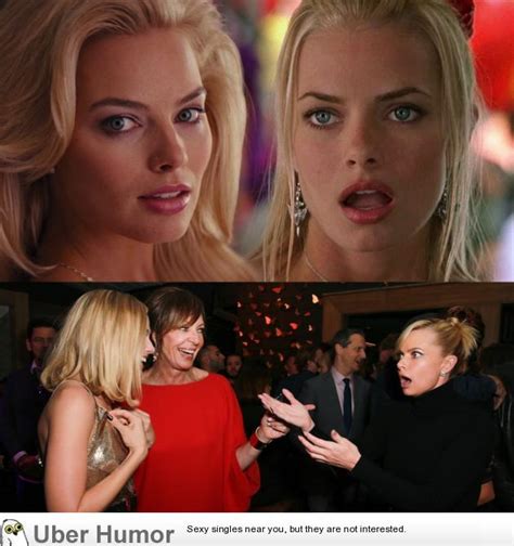 Margot Robbie meets her celebrity doppelgänger Jaime Pressly | Funny ...