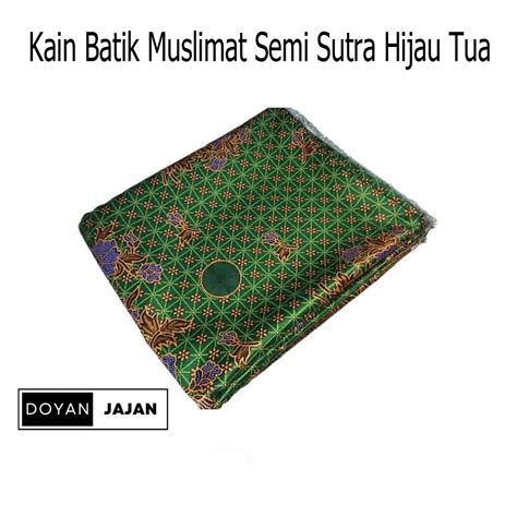 Jual Bahan Kain Gamis Muslimat Nu Terbaru Batik Sutra Premium