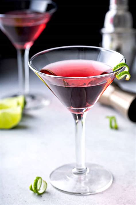 Cosmopolitan Martini Drink Recipe Lemon Blossoms