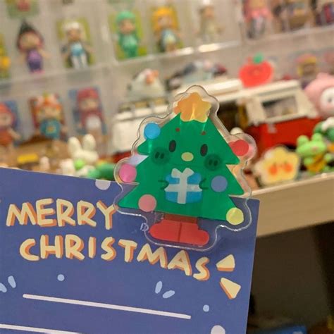 Cartoon Cute Christmas Tree Clip Stationery Fixed Folder Test Paper