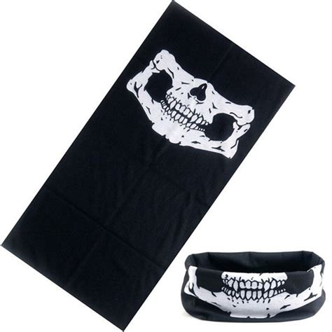 Skull Face Mask Skeleton Bandana Face Cover Custom Printed Etsy