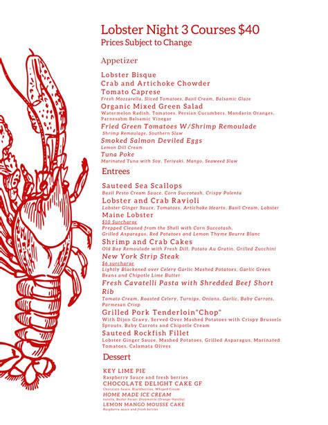 Lobster Night is Every Sunday from 4-8! - Hamrock's Restaurant