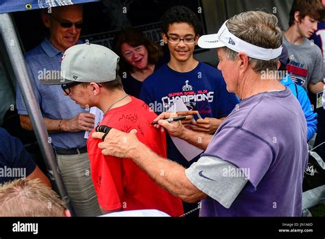 Foxborough Massachusetts Usa 28th July 2017 New England Patriots