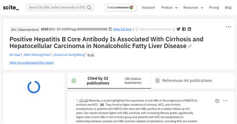 Positive Hepatitis B Core Antibody Is Associated With Cirrhosis and ...