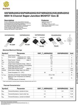 Ssp R S Mosfet Datasheet Pdf Equivalent Cross Reference Search